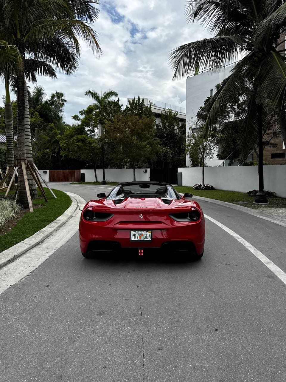 Ferrari 488 Spider interior detail
